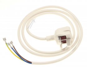 Mains Power Lead - C00511286 488000511286 Mains Cable And Plug 1 6m Black [Whirlpool Indesit]