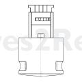 Button - 3873278406 Control Knob oven Switch alumi [Electrolux Aeg]