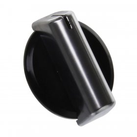 Compatible for Baumatic AS26, AS9.1AL, B26SS, B40, B41, B72, B77, B78, CAS30004 Series Black/Silver Oven Control Knob