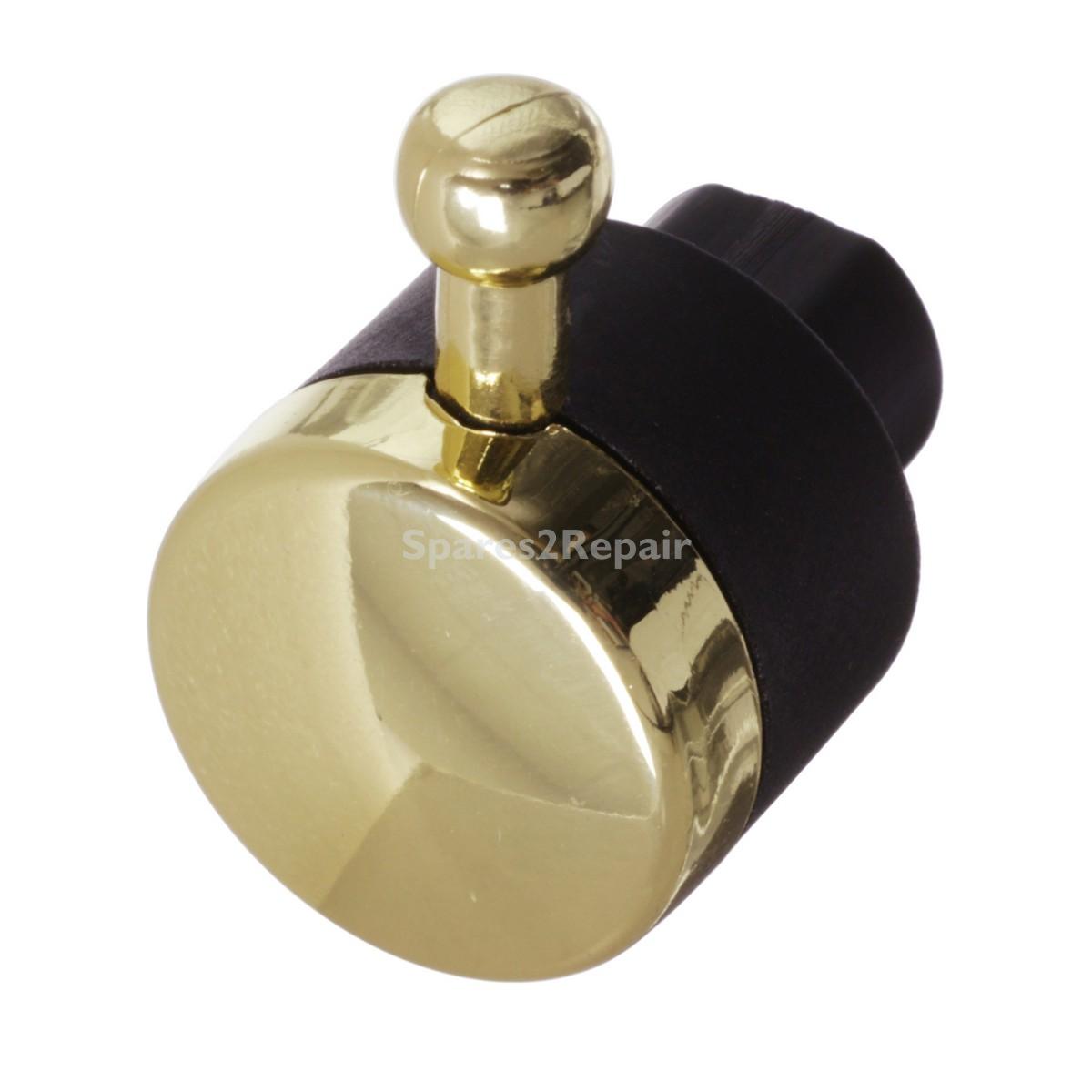 Compatible for Rangemaster 90, 110, 90 Classic, 110 Classic Series ‘6mm Type’ Hob Grill Black & Gold Control Knob