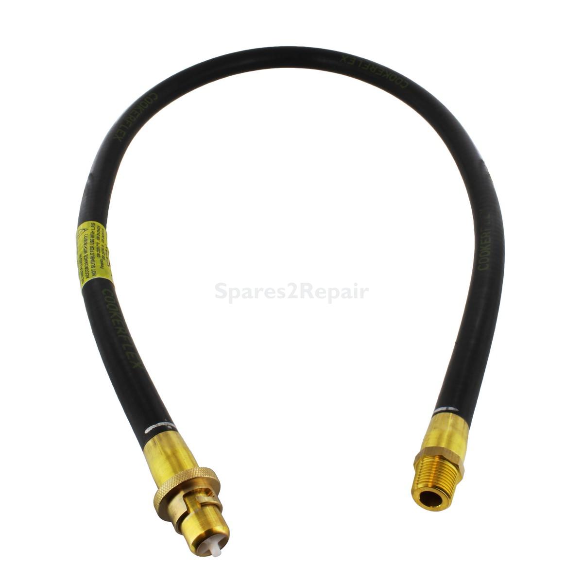 Universal Bayonet Natural Gas Cooker Hose (BS669-1, 1/2" x 4ft)