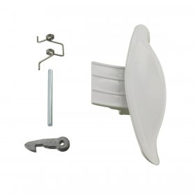 Compatible for Ariston AI, AL, CDE; Creda IWD, IWM; Hotpoint BWD, BWM Series White Door Handle Kit