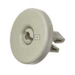 Compatible for AEG, Arthur Martin, Atag, Electrolux, Firenzi, Juno, Kuppersbusch, Lloyds, Marijnen, Privileg, Rex, Rosenlew, Tricity Bendix, Zanker, Zanussi, Zoppas Multi-Model Fitting Lower Bottom Basket Wheel & Clip (Pack of 1)