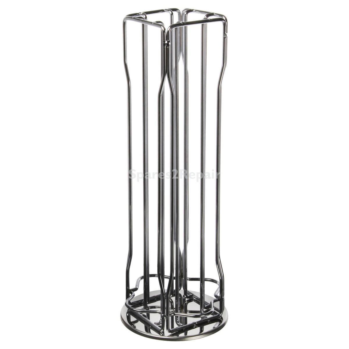 Compatible for Nespresso Vertuo 20 Piece, 4 Row Type Coffee Pod Capsule Holder Stand with 360° Rotatable Base